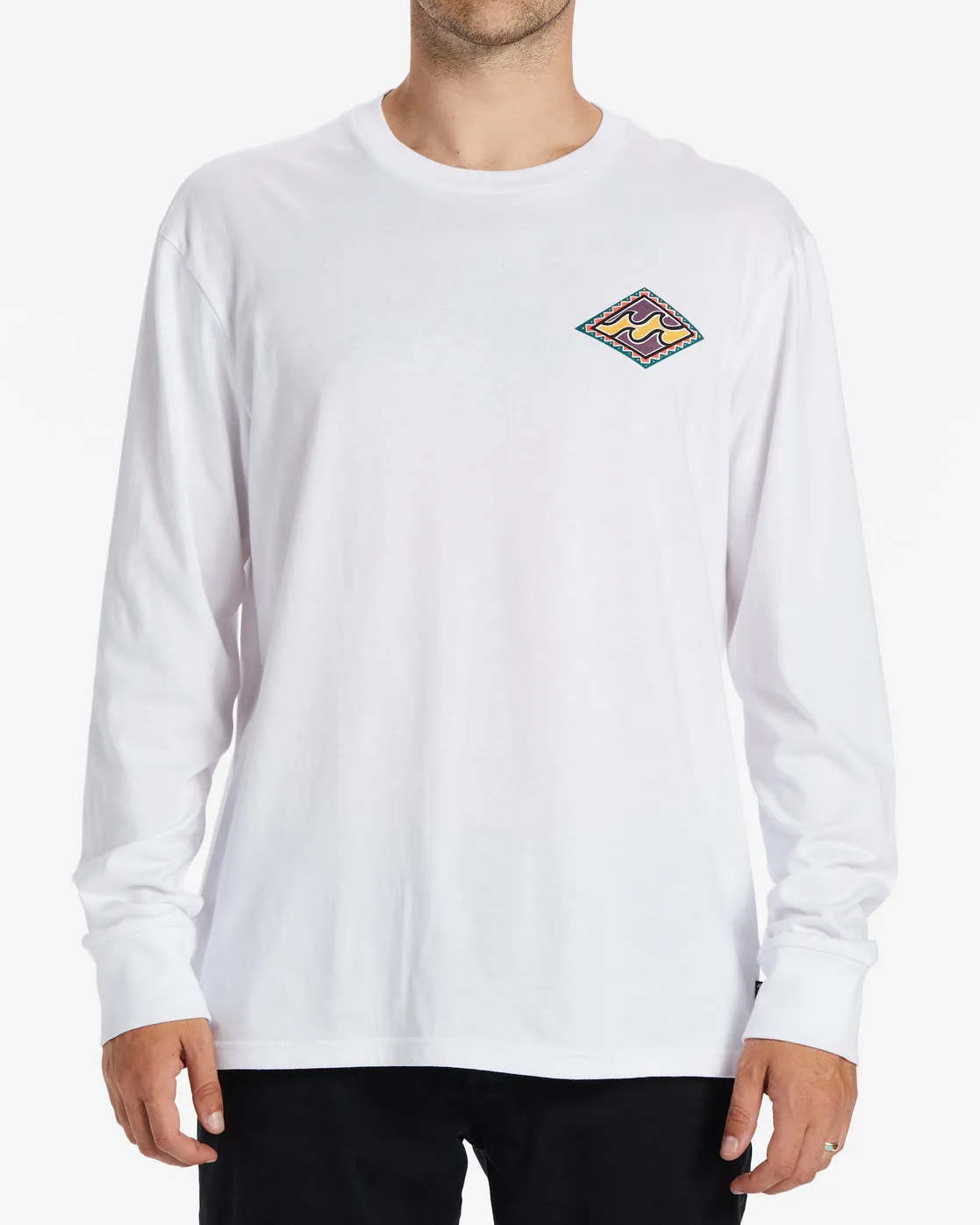 Crayon Wave Long Sleeve T-Shirt - White sold by Billabong product image thumbnail 2