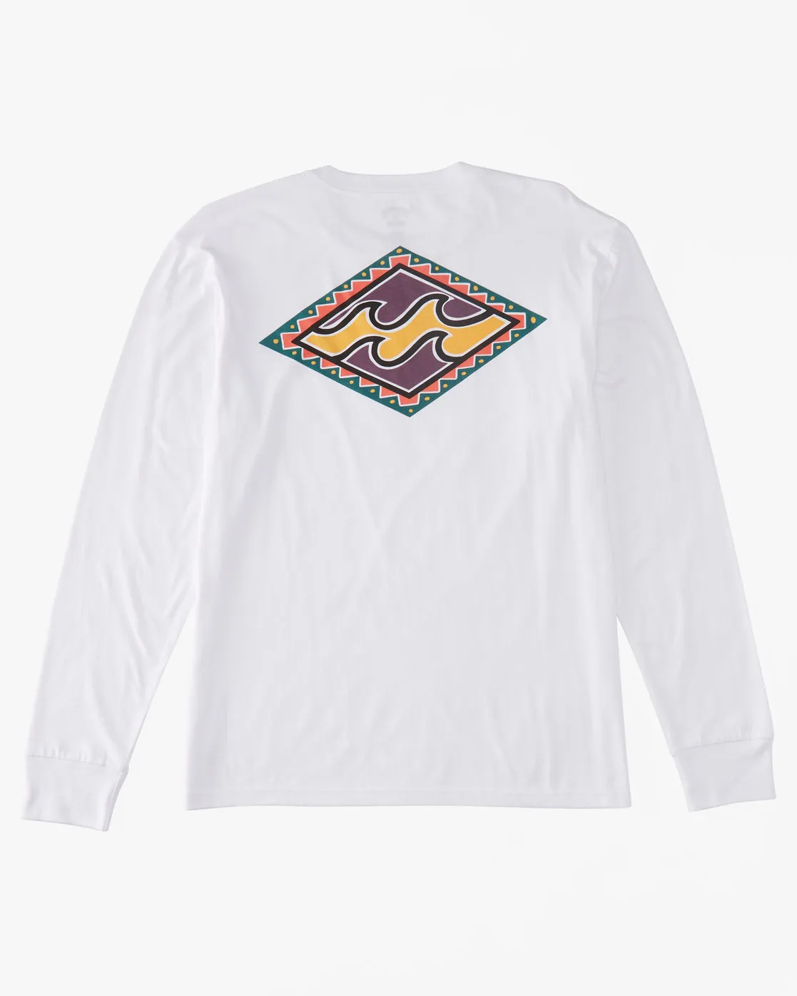 Crayon Wave Long Sleeve T-Shirt - White sold by Billabong product image thumbnail 5