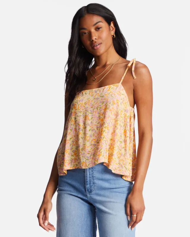 Love The Sun Cami Top - Peach Punch made by Billabong