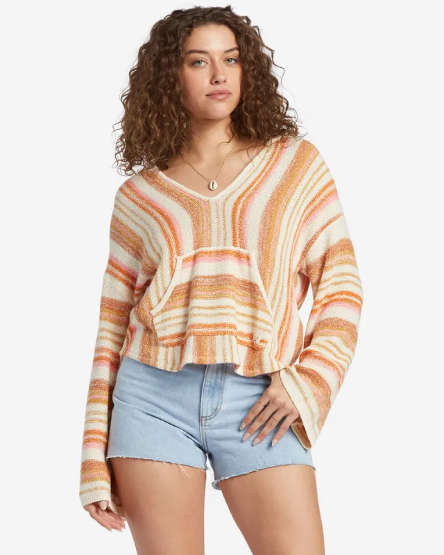 Baja Beach Hooded Sweater - Dried Mango made by Billabong