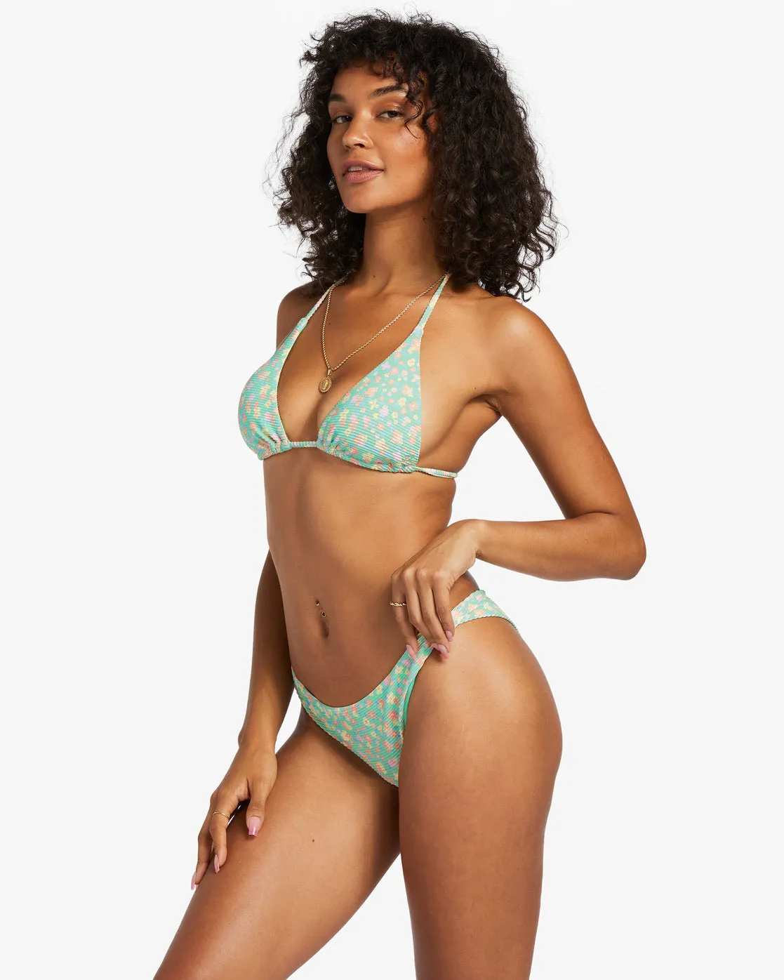 I Sea You Tanlines Triangle Bikini Top - Spearmint sold by Billabong product image thumbnail 2