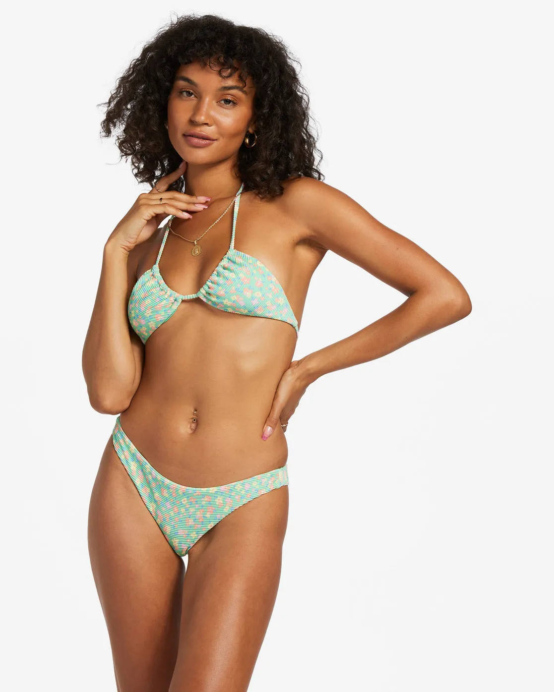 I Sea You Tanlines Triangle Bikini Top - Spearmint sold by Billabong product image thumbnail 5