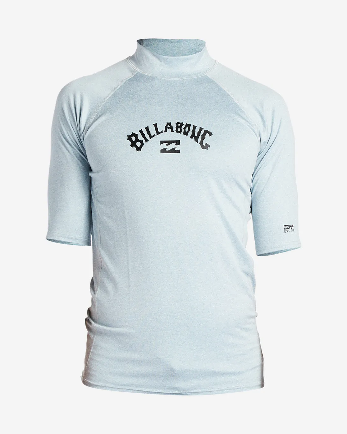 Arch Wave Short Sleeve Rashguard - Smoke Blue Heather sold by Billabong