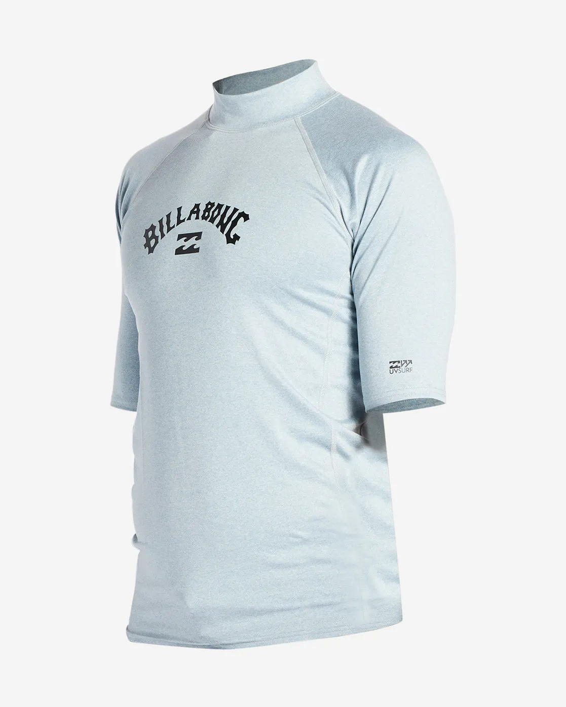 Arch Wave Short Sleeve Rashguard - Smoke Blue Heather sold by Billabong product image thumbnail 3