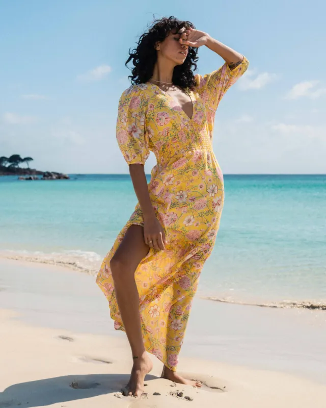 Spellbound Maxi Dress - Golden Peach sold by Billabong