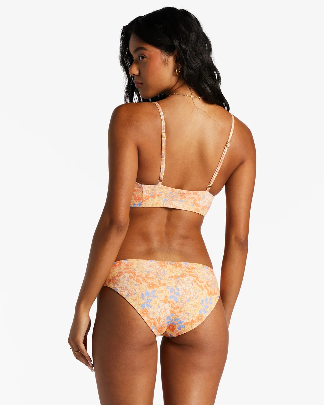 Fine By Me Lowrider Reversible Bikini Bottoms - Light Melon sold by Billabong