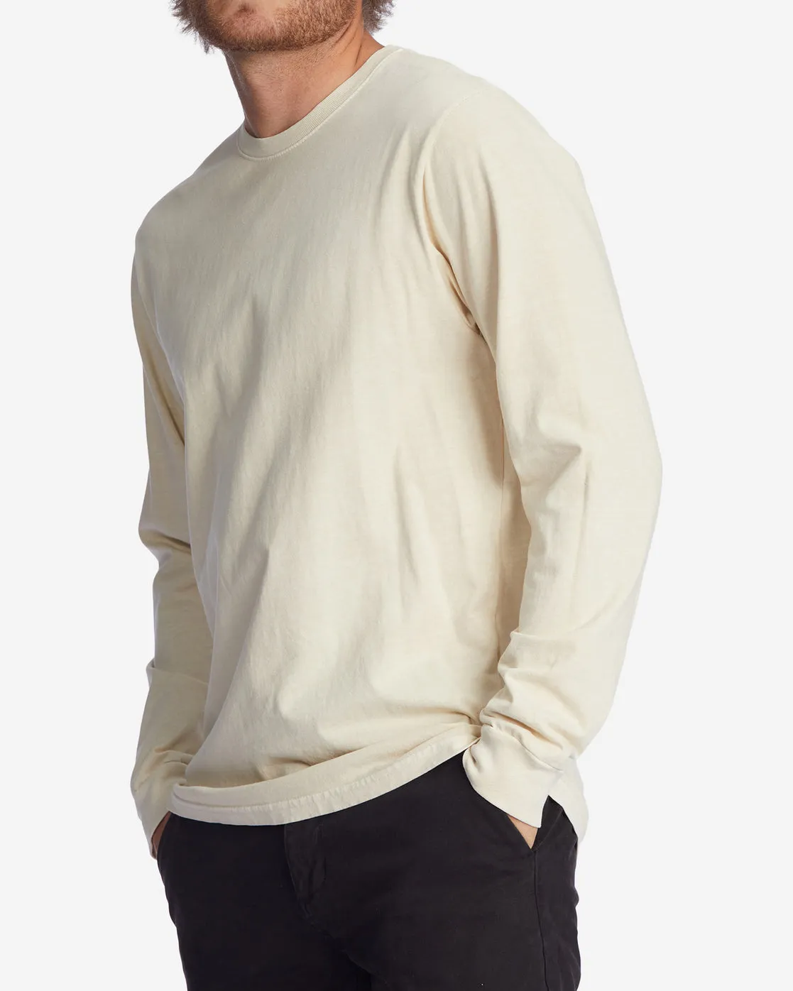 Essential Wave Washed Long Sleeve T-Shirt - Bone sold by Billabong product image thumbnail 4
