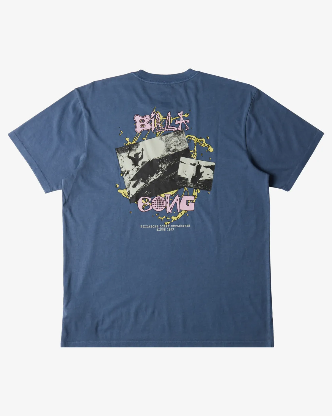High Tide Short Sleeve Wave Washed T-Shirt - Slate Blue sold by Billabong product image thumbnail 5