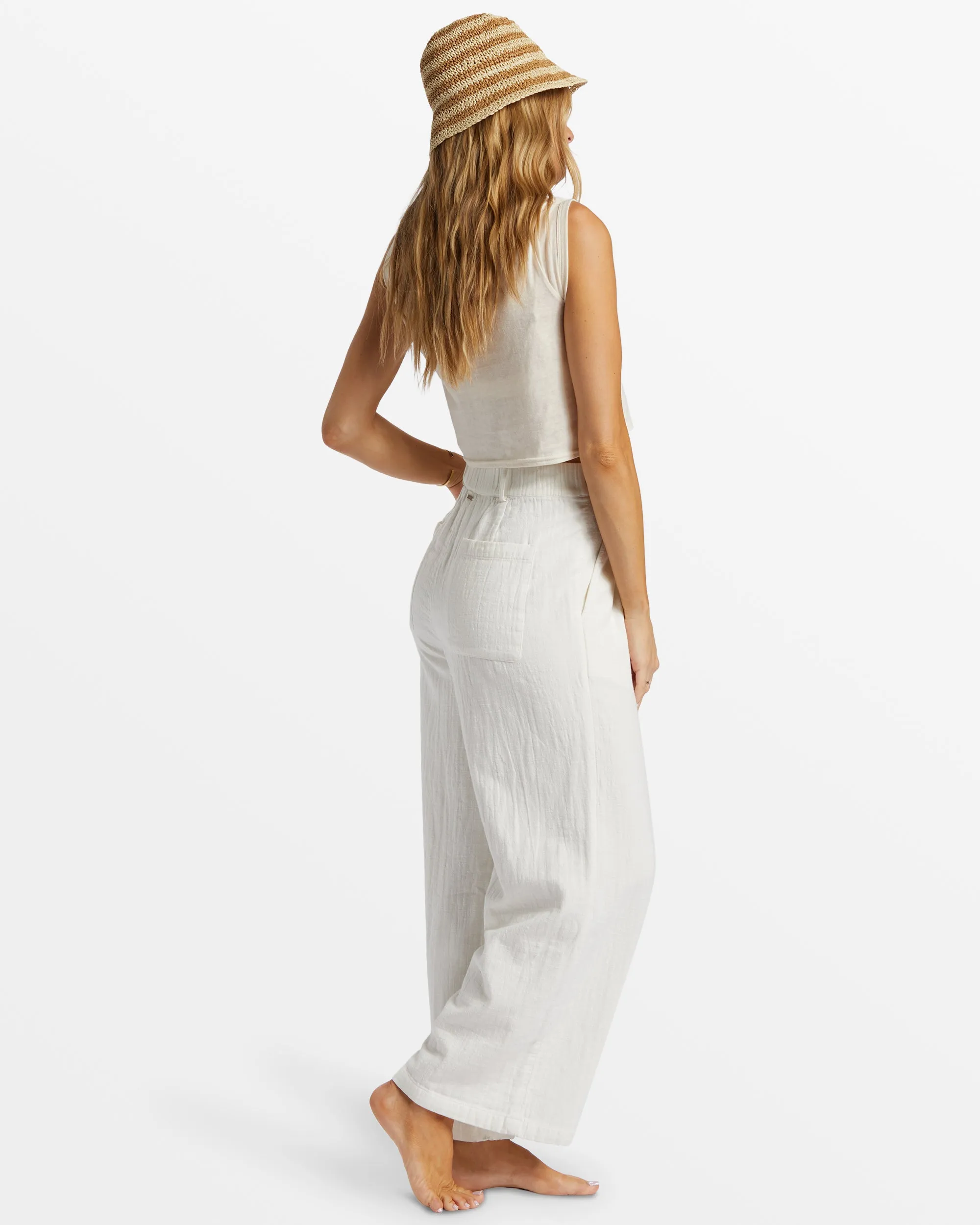 Tailor Made Wide Leg Pants - Salt Crystal sold by Billabong product image thumbnail 4