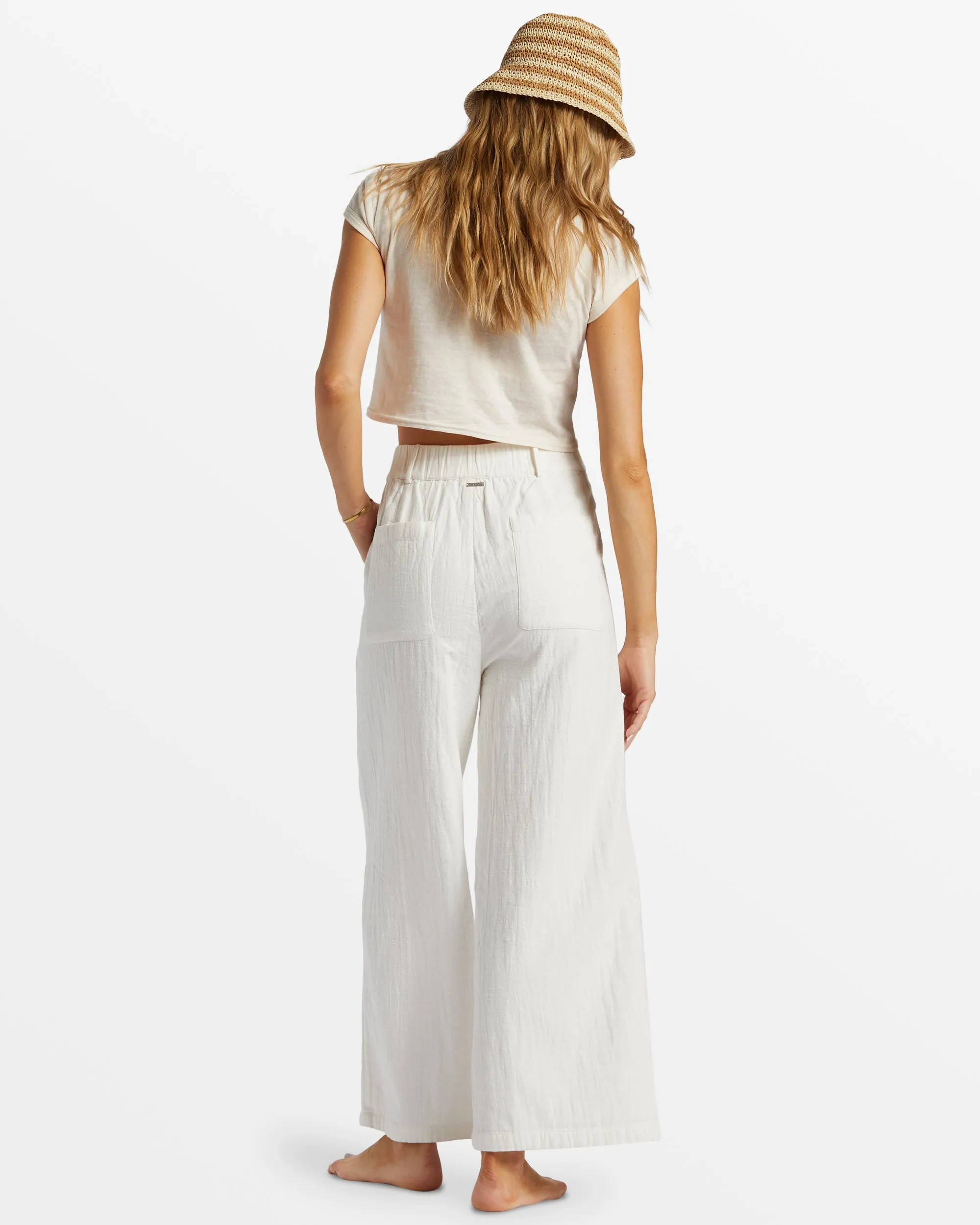 Tailor Made Wide Leg Pants - Salt Crystal sold by Billabong product image thumbnail 3
