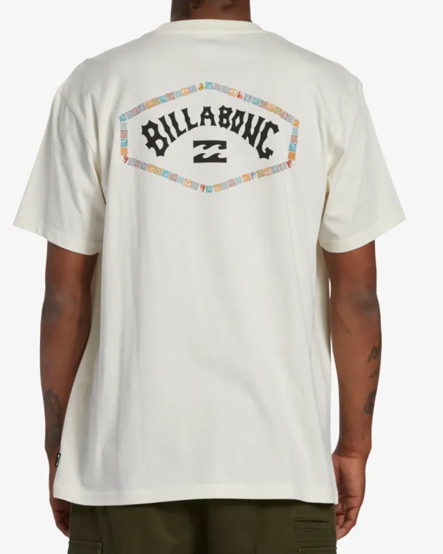 Exit Arch T-Shirt - Off White sold by Billabong