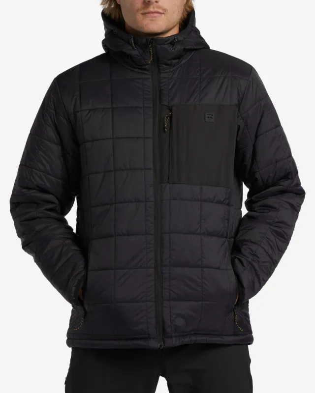 A/Div Journey Puffer Jacket - Black sold by Billabong