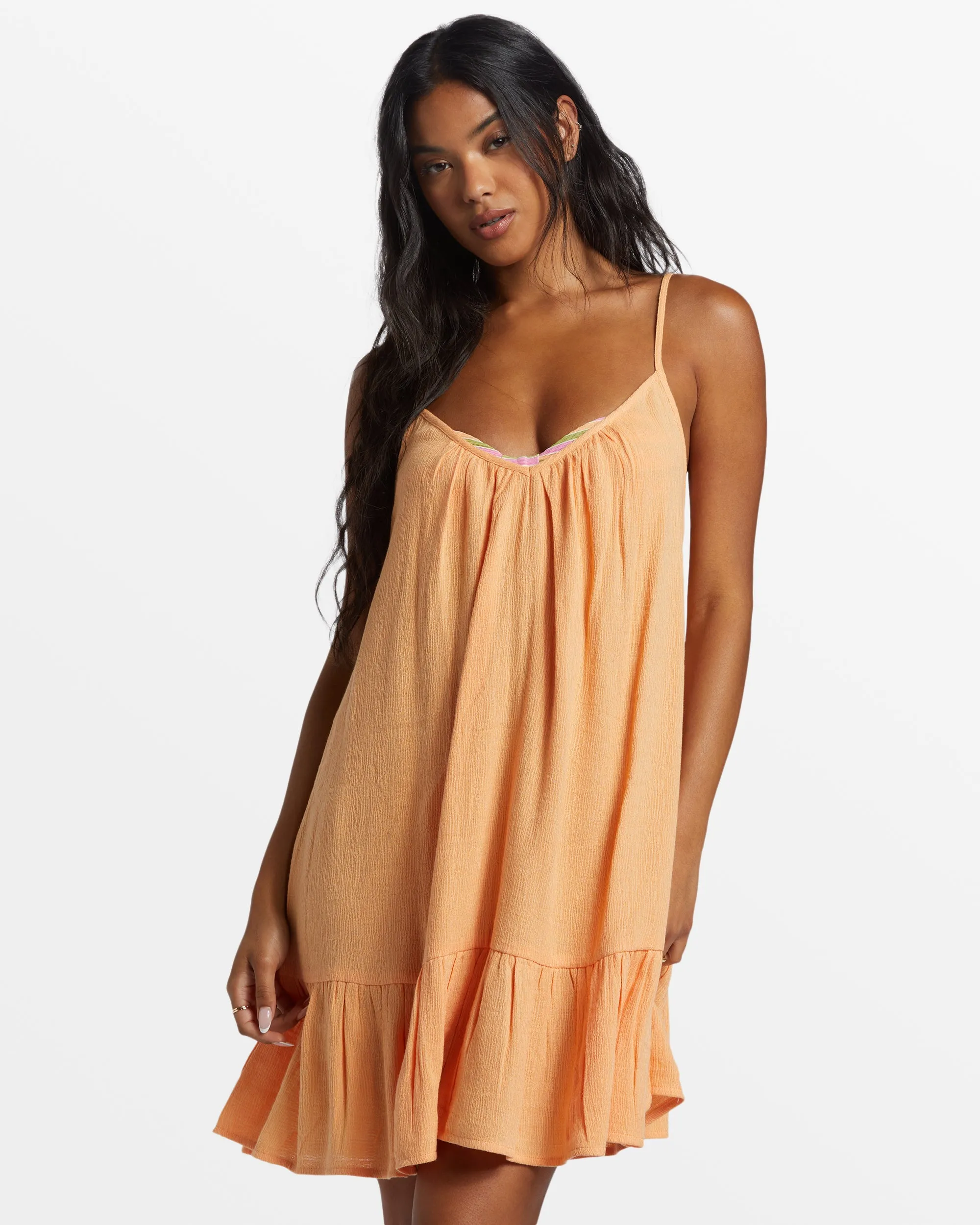 Beach Vibes Beach Cover-Up - Tangy Peach sold by Billabong