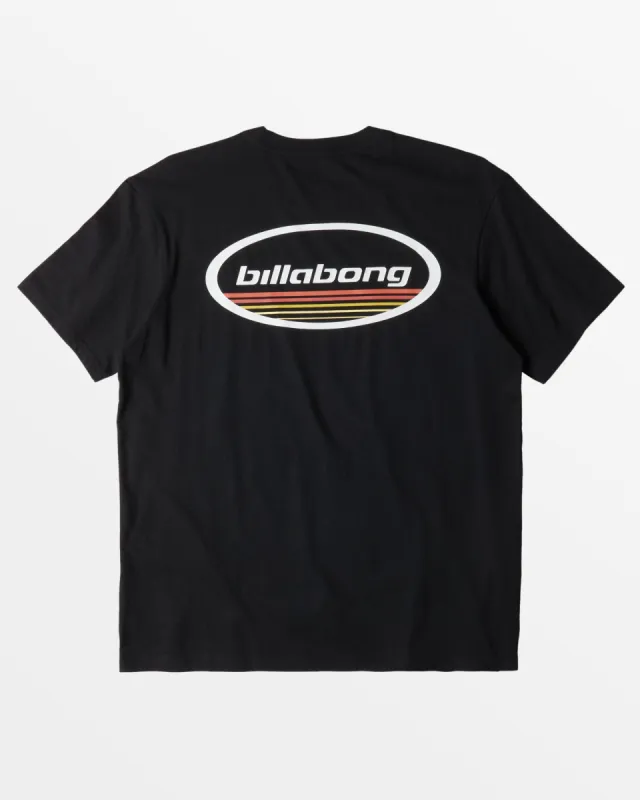 Walled T-Shirt - Black sold by Billabong