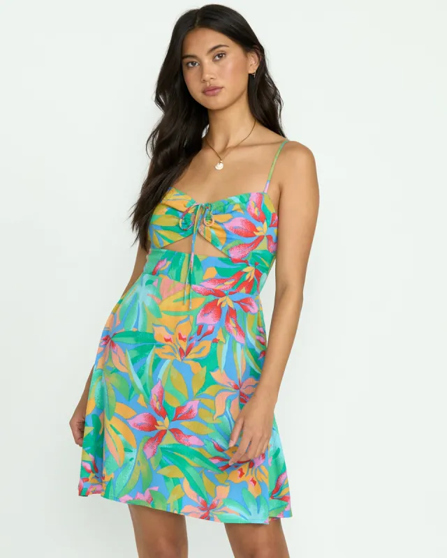 Red Hot Cut-Out Mini Dress - Marina sold by Billabong