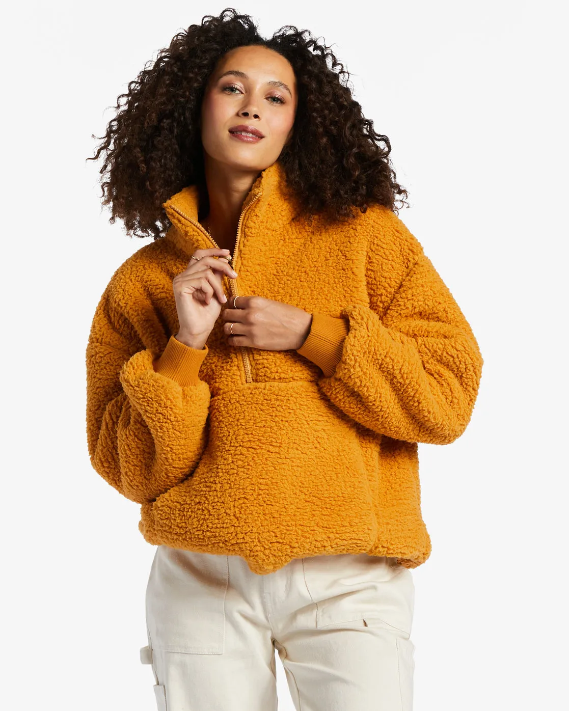 Time Off Half-Zip Fleece Pullover - Golden Rays sold by Billabong product image thumbnail 2