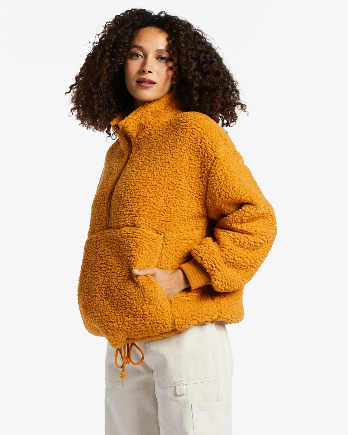 Time Off Half-Zip Fleece Pullover - Golden Rays sold by Billabong product image thumbnail 3