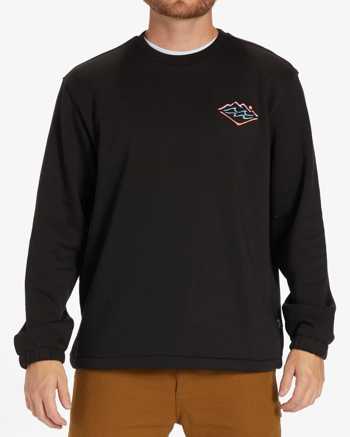 Compass Crew Sweatshirt - Black sold by Billabong product image thumbnail 2