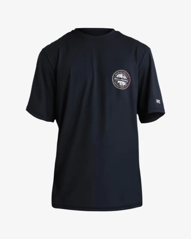 Boys Rotor Loose Fit Short Sleeve Surf Tee - Black sold by Billabong