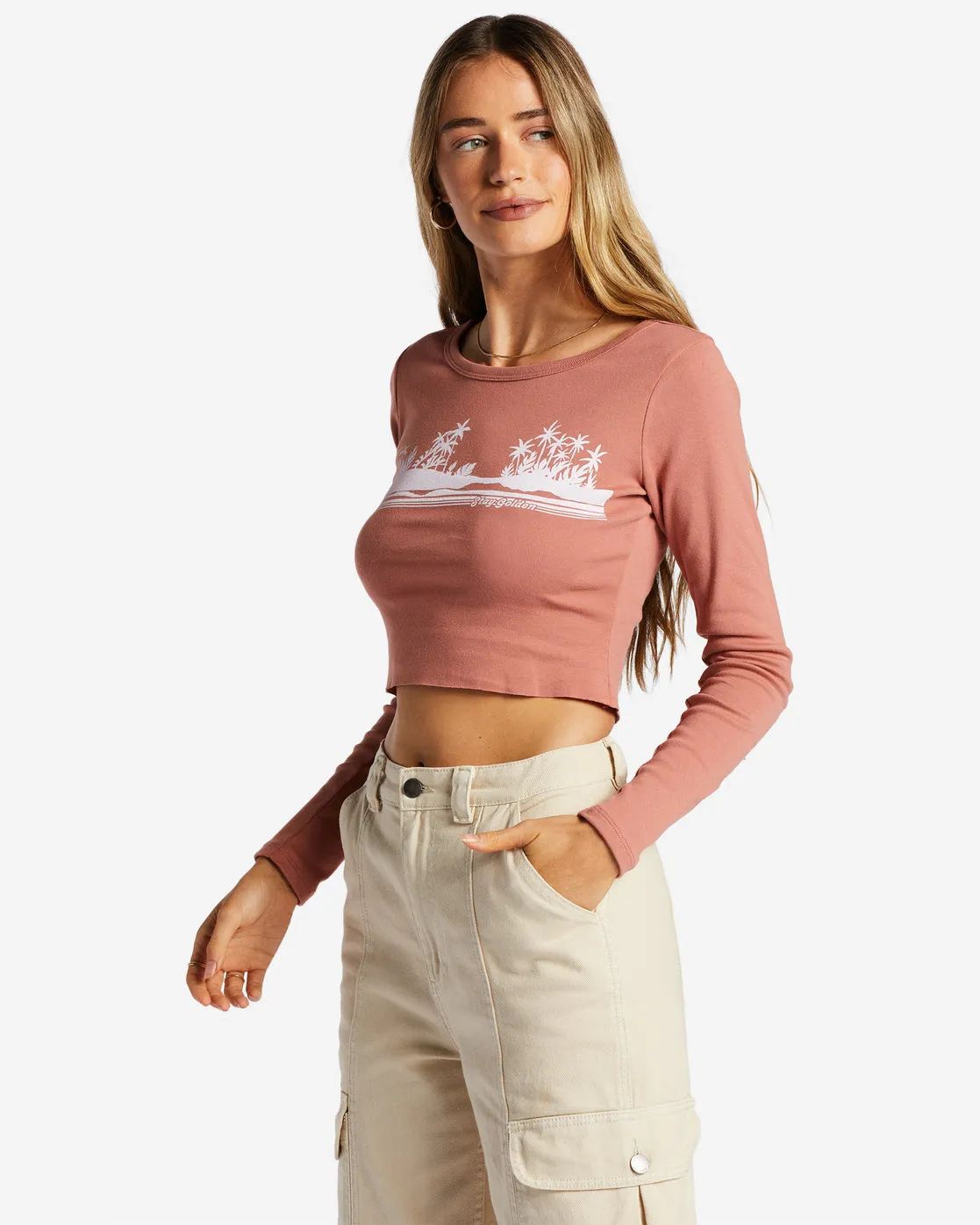 Fall In Line T-Shirt - Sweet Tea sold by Billabong product image thumbnail 2