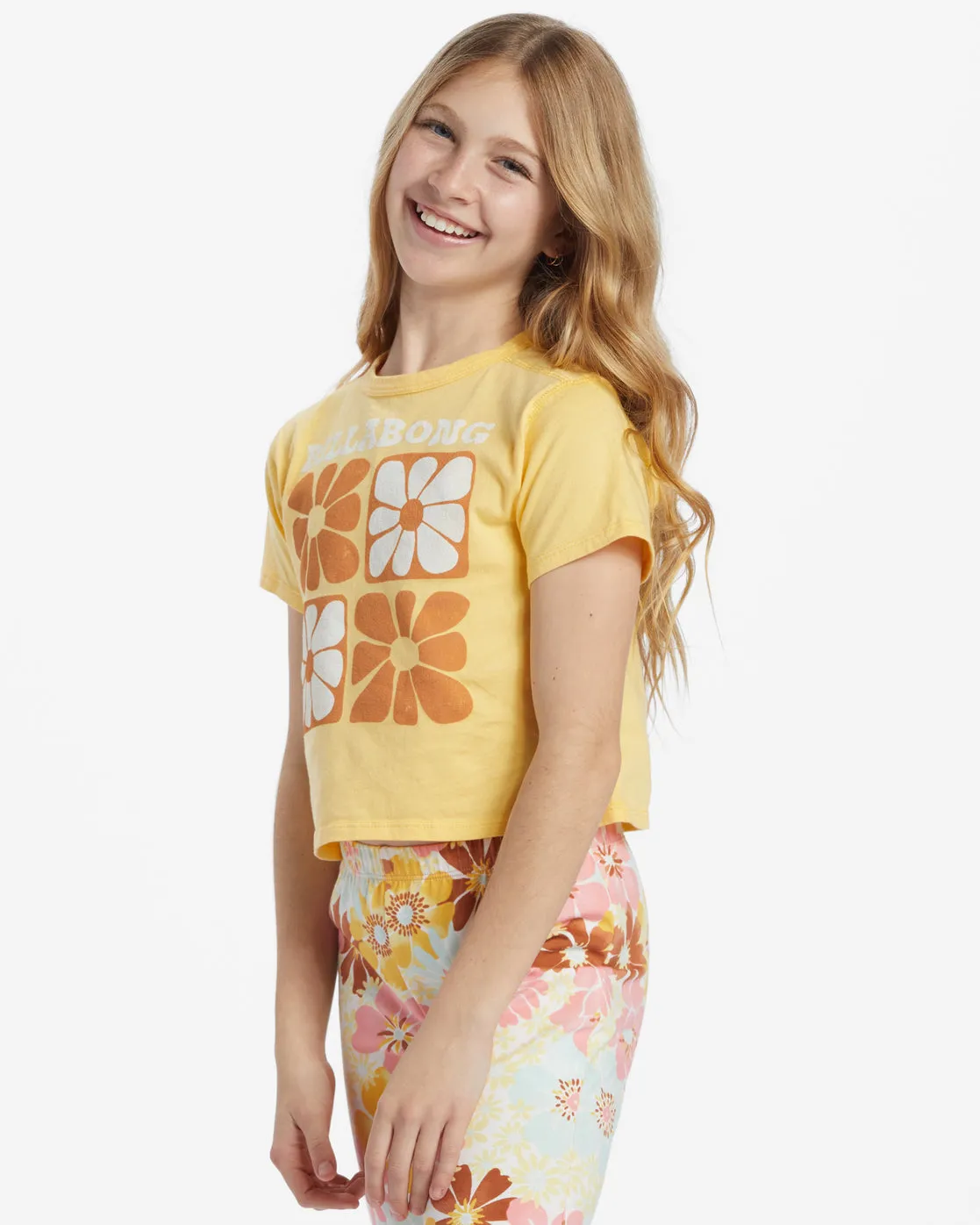Girls Plant A Flower T-Shirt - Honeysuckle sold by Billabong product image thumbnail 2