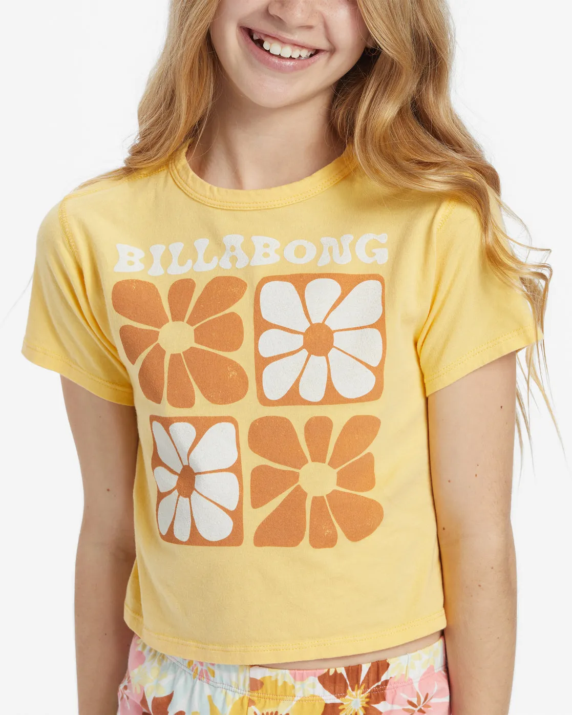 Girls Plant A Flower T-Shirt - Honeysuckle sold by Billabong product image thumbnail 4