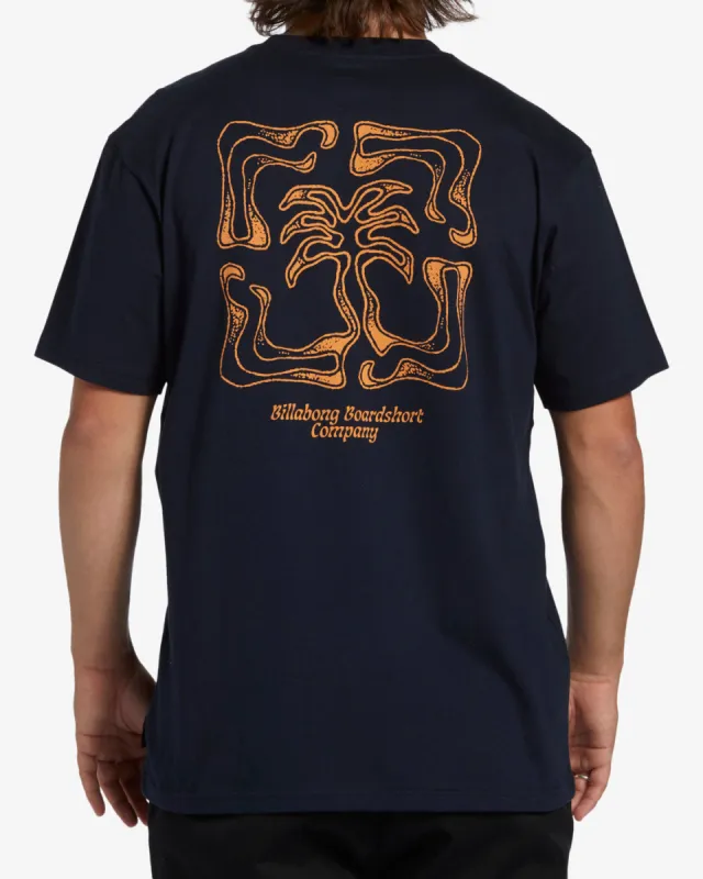 Troppo Pocket T-Shirt - Navy sold by Billabong