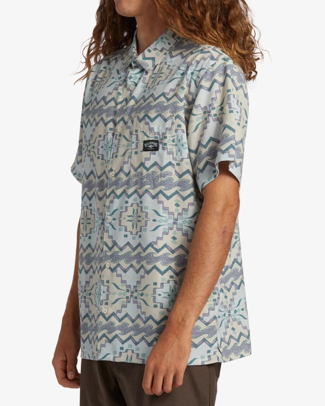 A/Div Surftrek Trail Short Sleeve Shirt - Seafoam sold by Billabong product image thumbnail 5