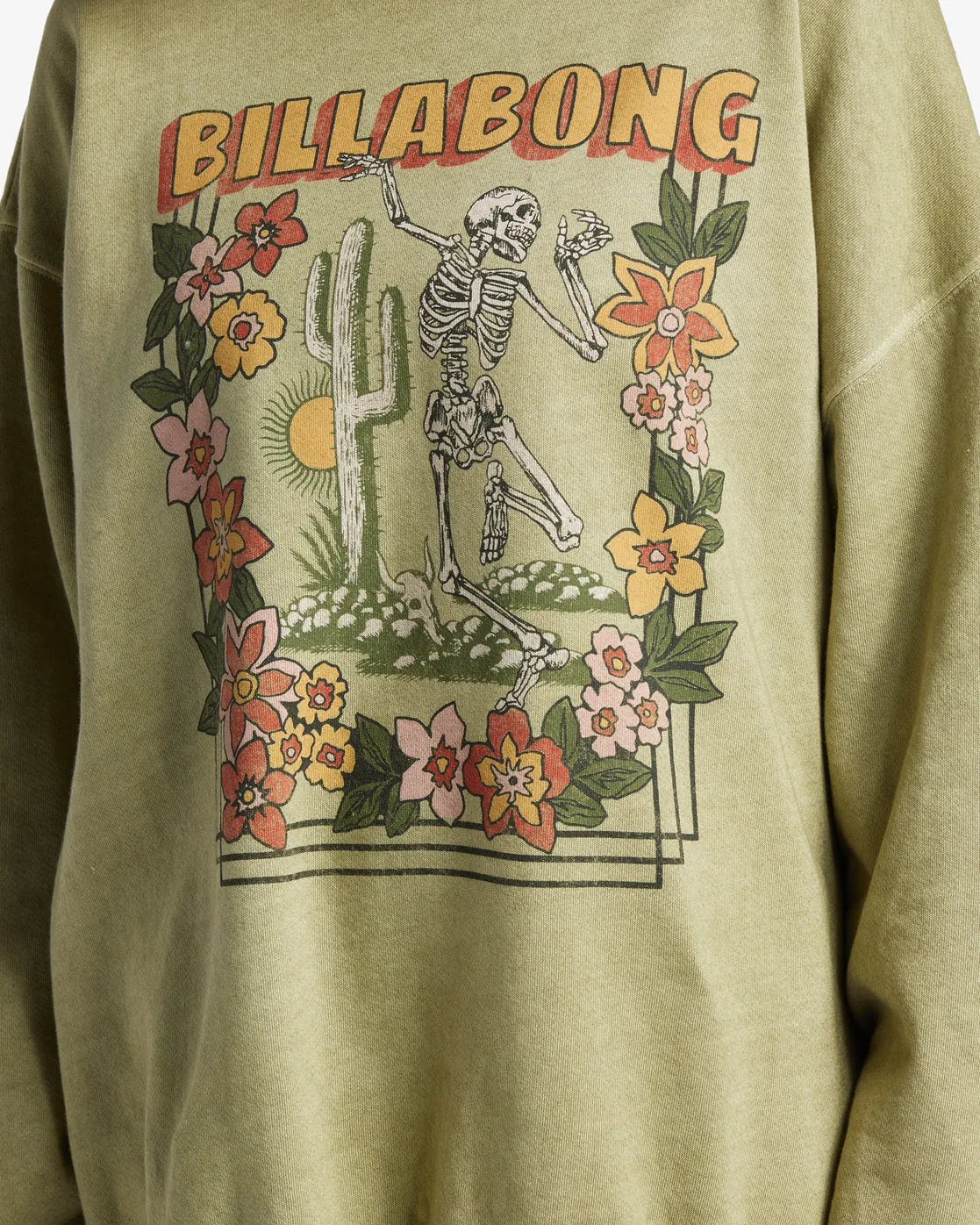 Ride In Oversized Crewneck Sweatshirt - Avocado sold by Billabong product image thumbnail 5