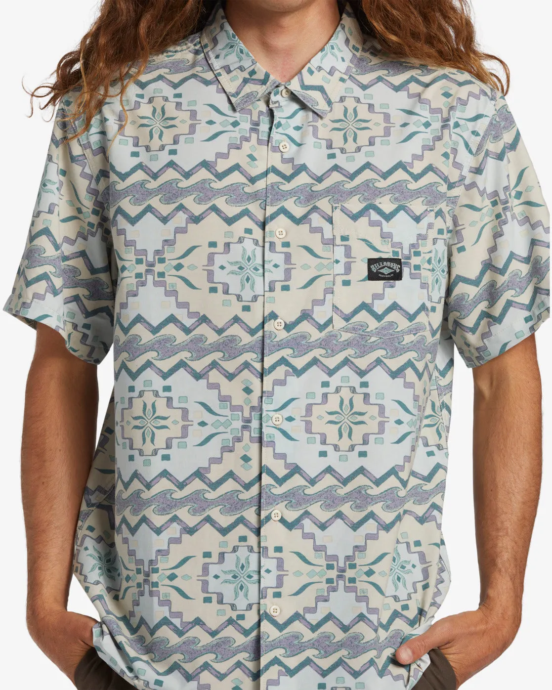 A/Div Surftrek Trail Short Sleeve Shirt - Seafoam sold by Billabong product image thumbnail 4