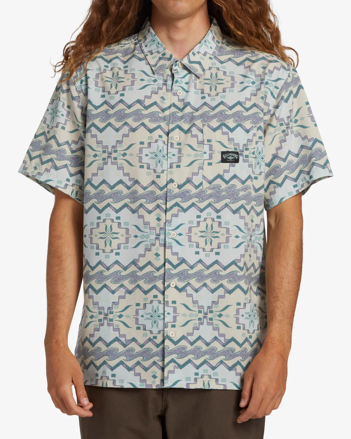A/Div Surftrek Trail Short Sleeve Shirt - Seafoam sold by Billabong product image thumbnail 2