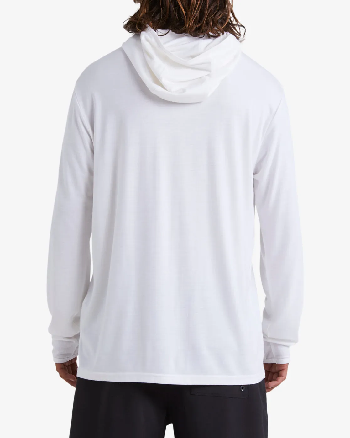 Eclipse Hooded Long Sleeve Surf T-Shirt - White sold by Billabong product image thumbnail 2
