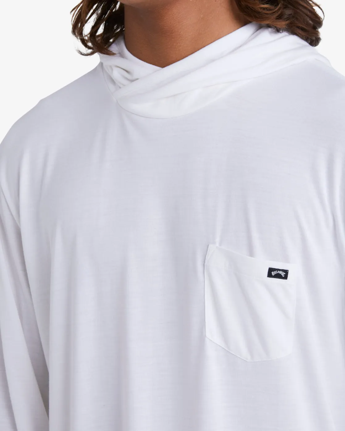 Eclipse Hooded Long Sleeve Surf T-Shirt - White sold by Billabong product image thumbnail 3
