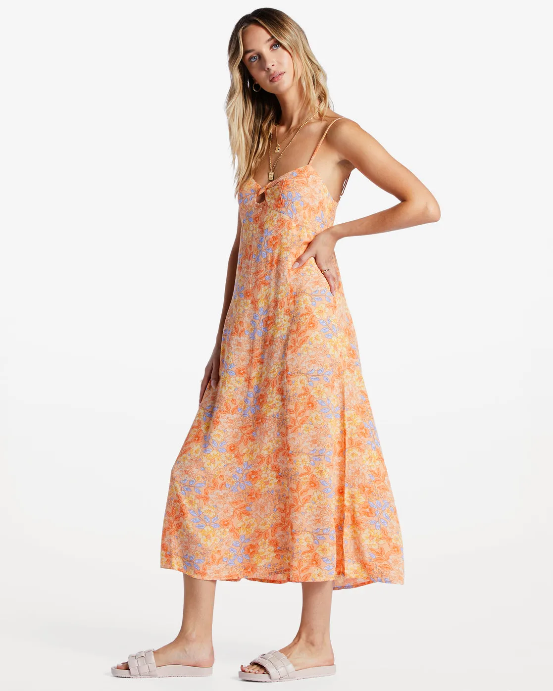 Last Sunset Midi Dress - Light Melon sold by Billabong product image thumbnail 2