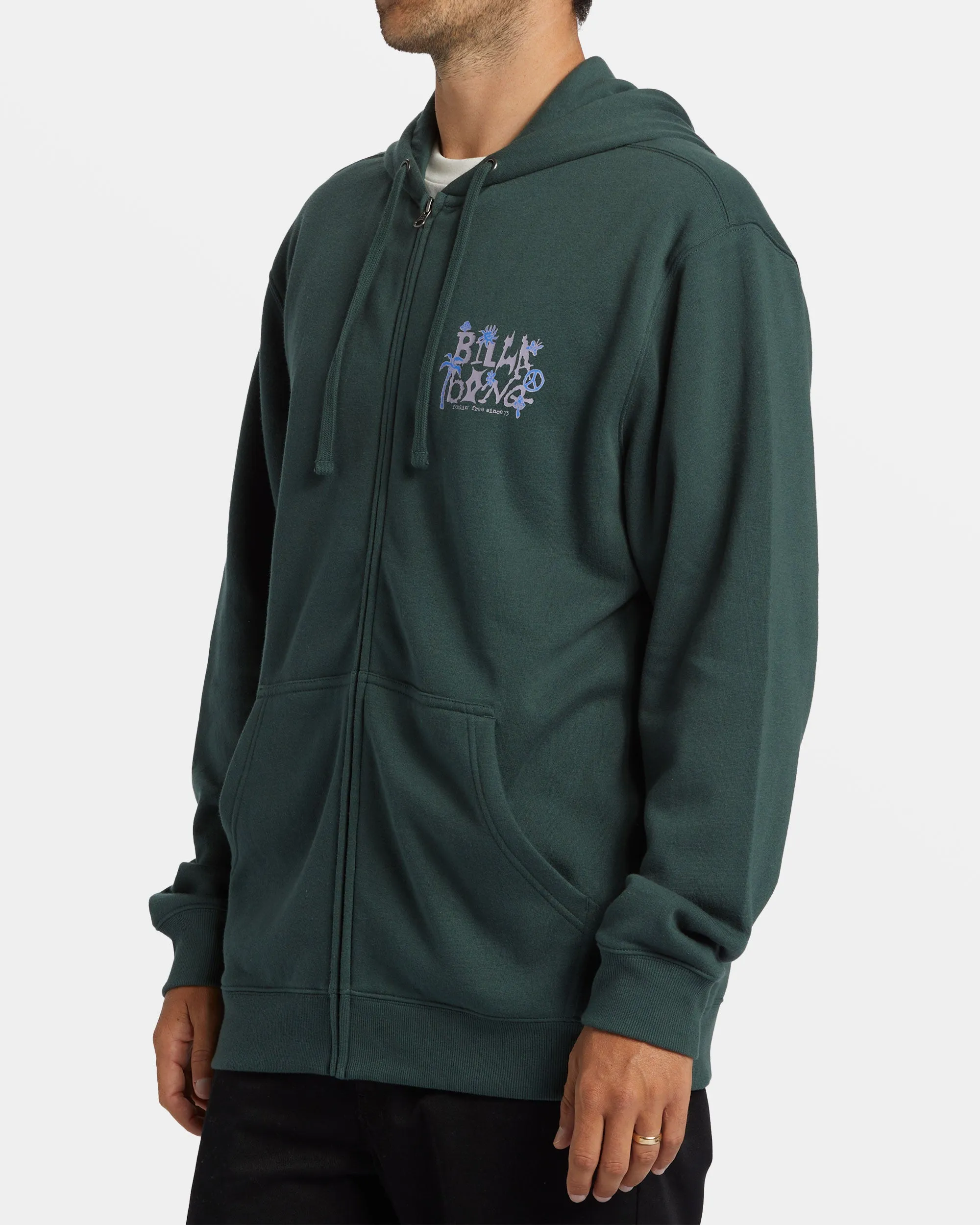 Short Sands Zip Hoodie - Forest Green sold by Billabong product image thumbnail 5