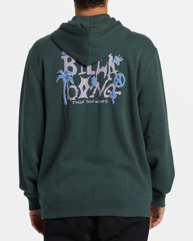 Short Sands Zip Hoodie - Forest Green sold by Billabong