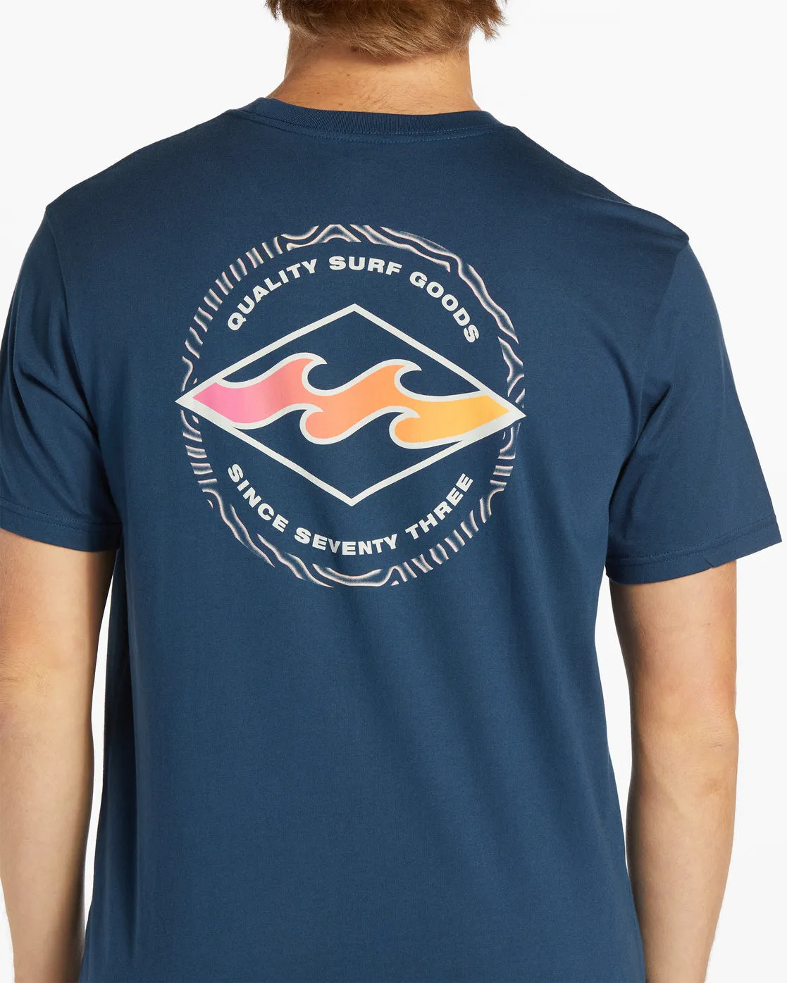 Rotor Diamond Short Sleeve T-Shirt - Dark Blue sold by Billabong product image thumbnail 3