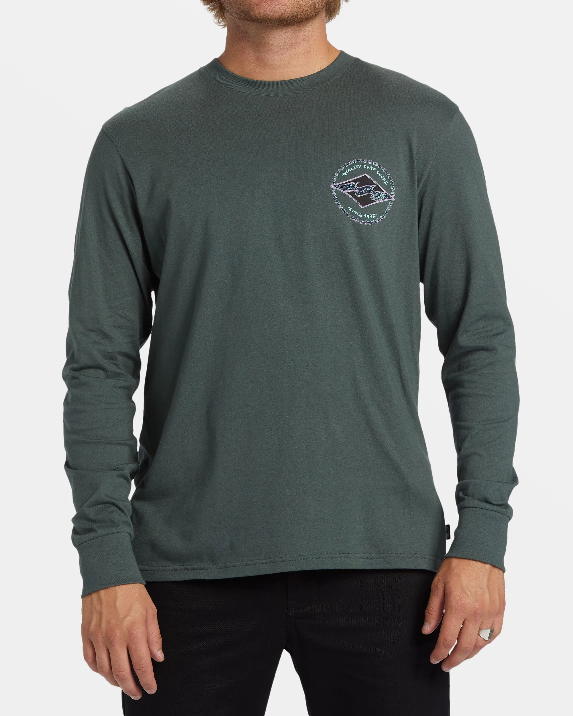 Rotor Diamond Long Sleeve T-shirt - Slate Green sold by Billabong product image thumbnail 2