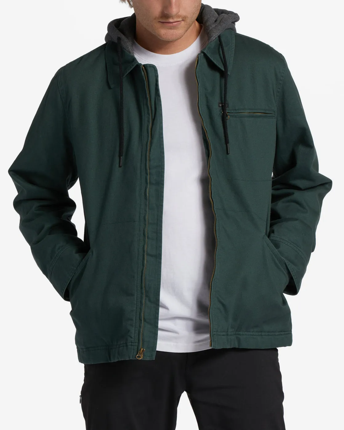 Barlow Hooded Jacket - Dark Forest sold by Billabong