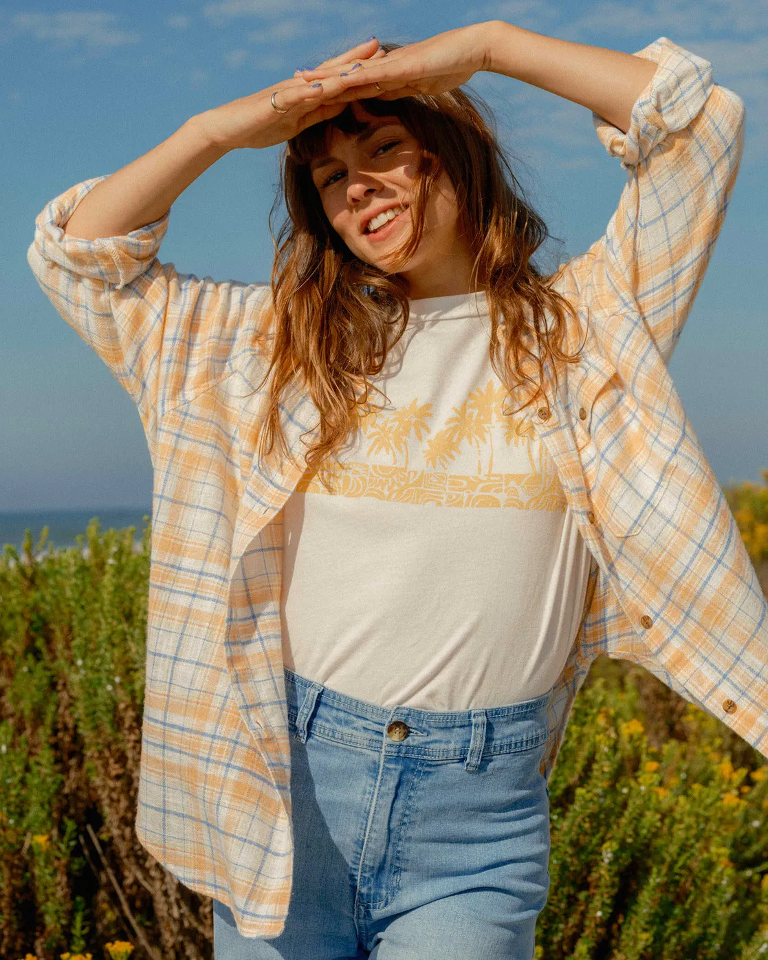 Best Time Long Sleeve Shirt - Salt Crystal sold by Billabong