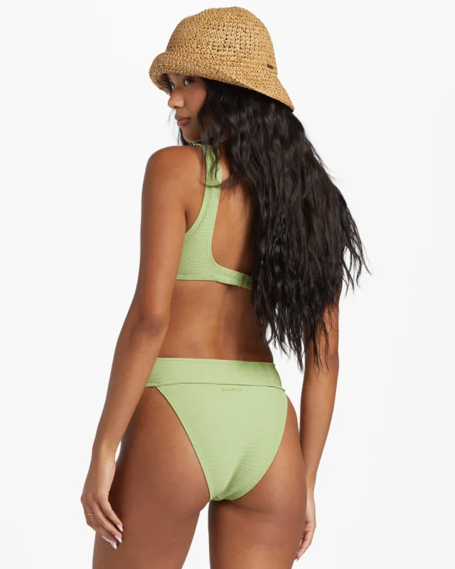 Tanlines Aruba Bikini Bottoms - Palm Green sold by Billabong