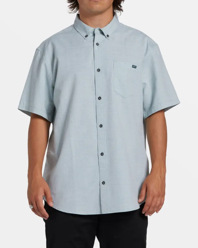 All Day Short Sleeve Shirt - Jade Stone sold by Billabong