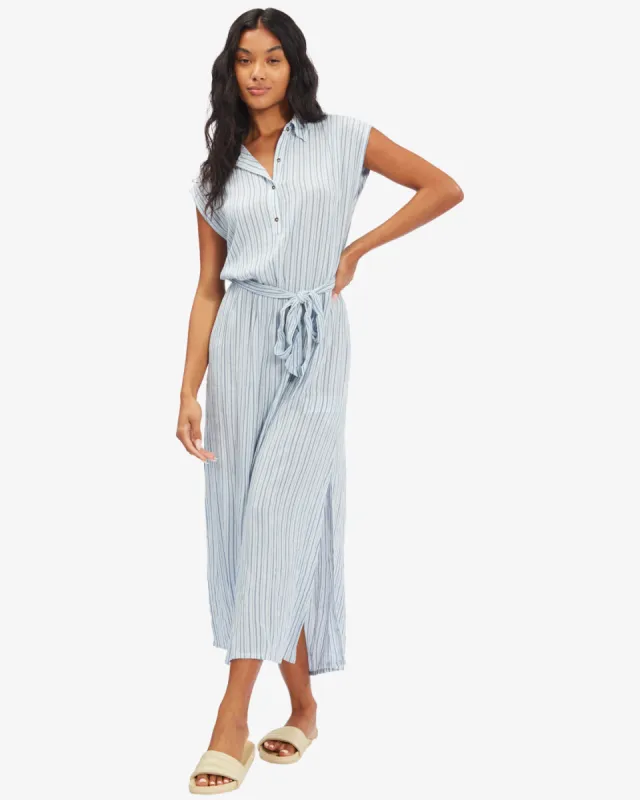 Lovely Ways Woven Dress - Blue Stream sold by Billabong
