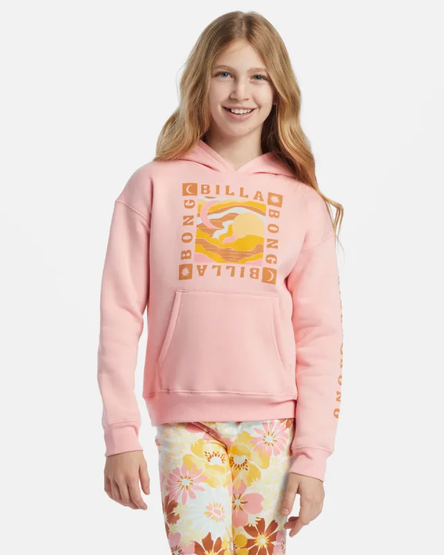 Girls Nature Walk Sweatshirt - Light Sorbet made by Billabong