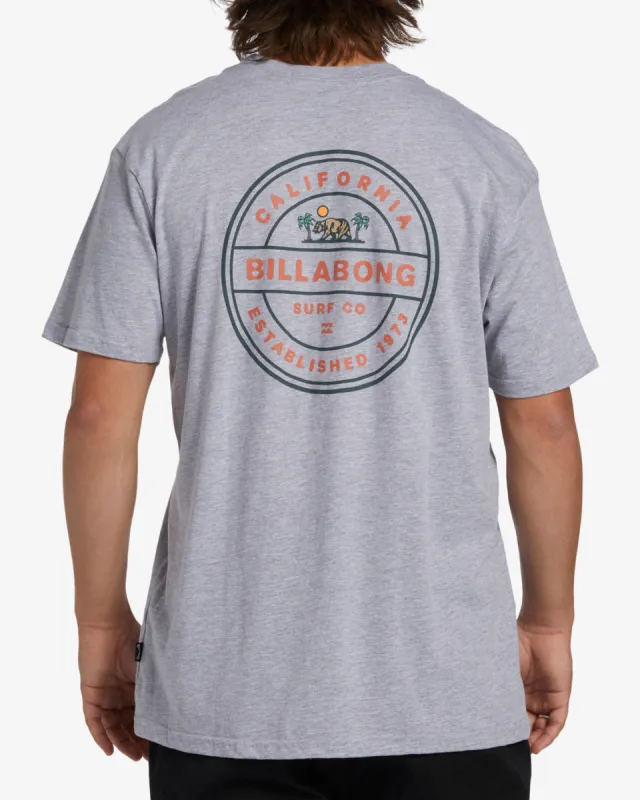 Rotor California T-Shirt - Grey Heather sold by Billabong