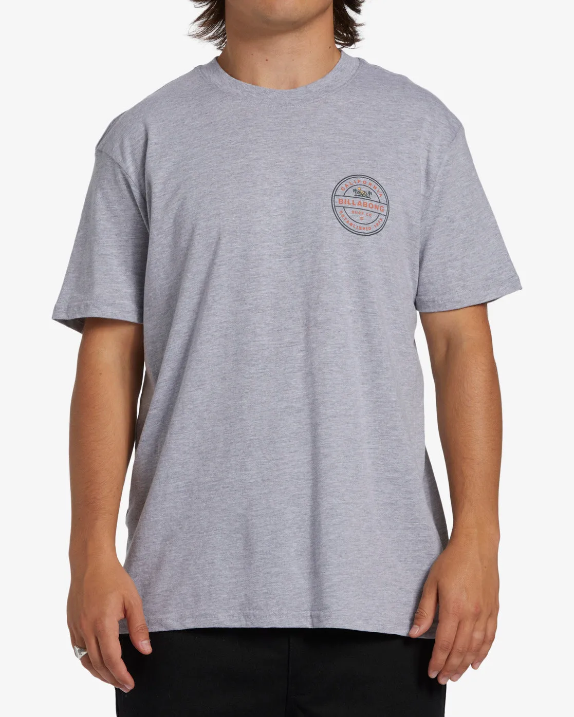 Rotor California T-Shirt - Grey Heather sold by Billabong product image thumbnail 2