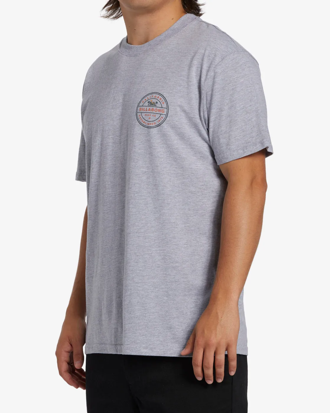 Rotor California T-Shirt - Grey Heather sold by Billabong product image thumbnail 4