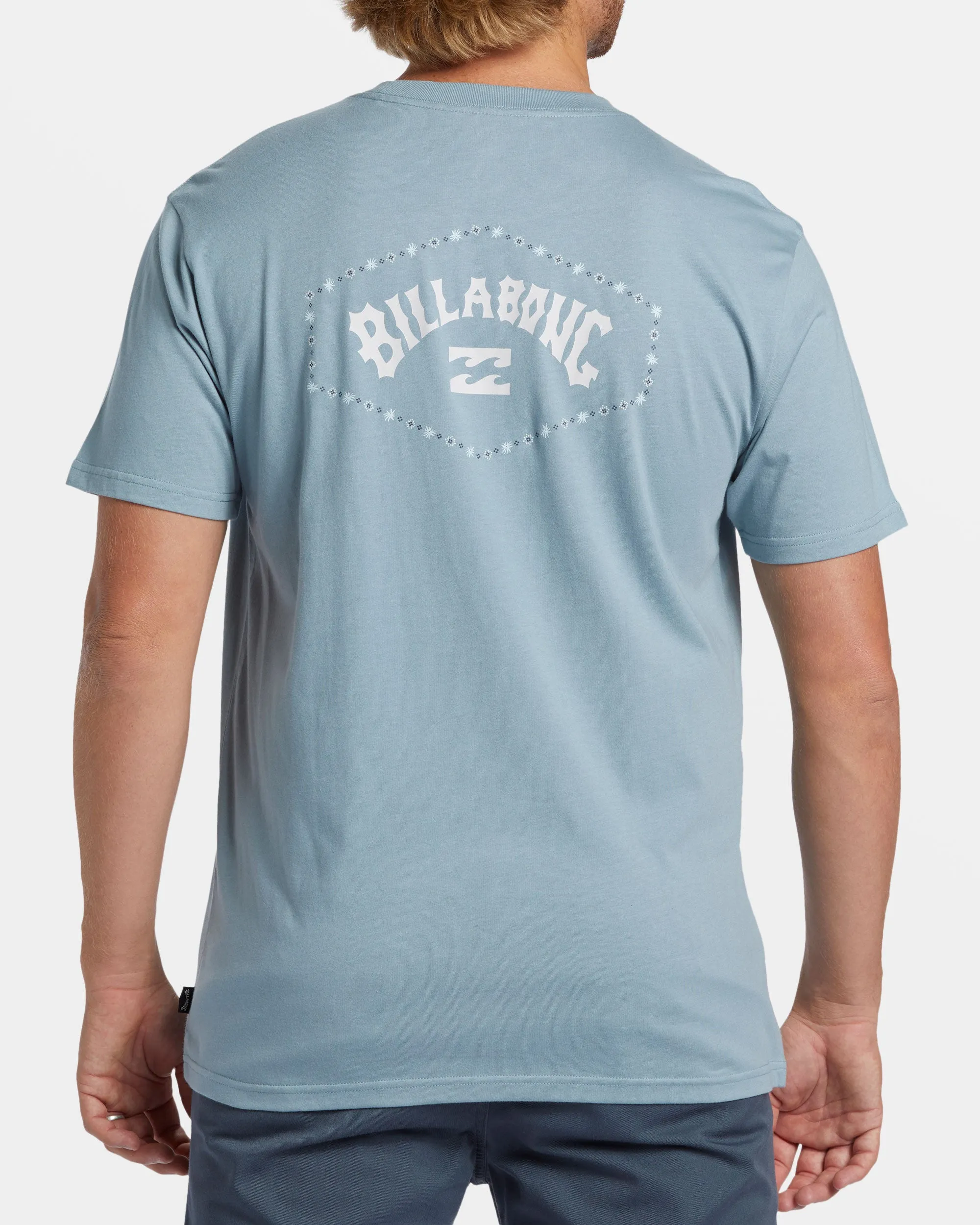 Exit Arch T-Shirt - Washed Blue sold by Billabong