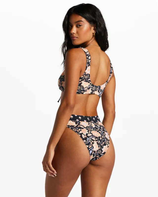 Hide Away Hippie Maui Rider Bikini Bottoms - Black Pebble sold by Billabong