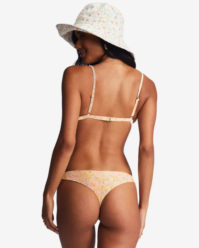 Sweet Oasis Tanga Bikini Bottoms - Washed Nectar sold by Billabong